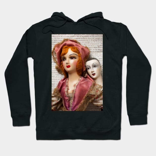 Two Vintage Dolls Hoodie by photogarry